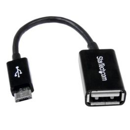 Cable 12cm Micro USB a USB A Hembra OTG