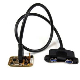 Tarjeta Mini PCIE USB 3.0 2 Puertos UASP