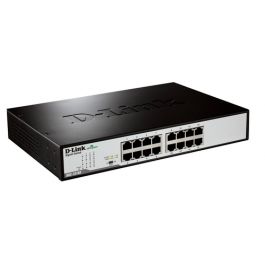 Switch DGS-1016D, No gestionable, Gigabit Ethernet