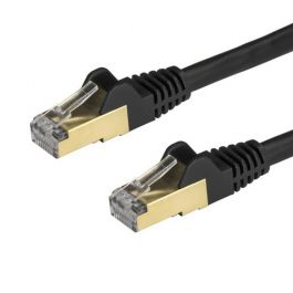Cable 2m STP Cat6a Snagless Negro