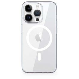Funda iPhone 15 Pro Max Silicona Magsafe - Transparente
