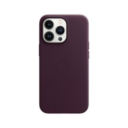 funda iPhone 13 Pro Leather Case- Dark Cherry