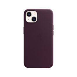 funda iPhone 13 Leather Case- Dark Cherry
