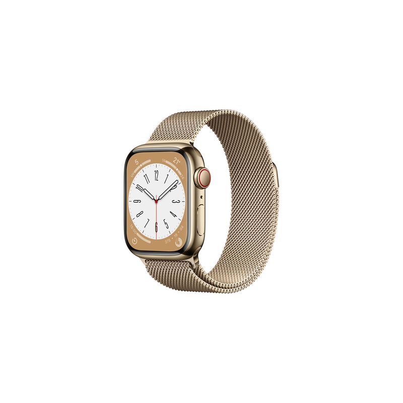 Watch Series 8 GPS + Cellular 41mm Gold Stainless Steel