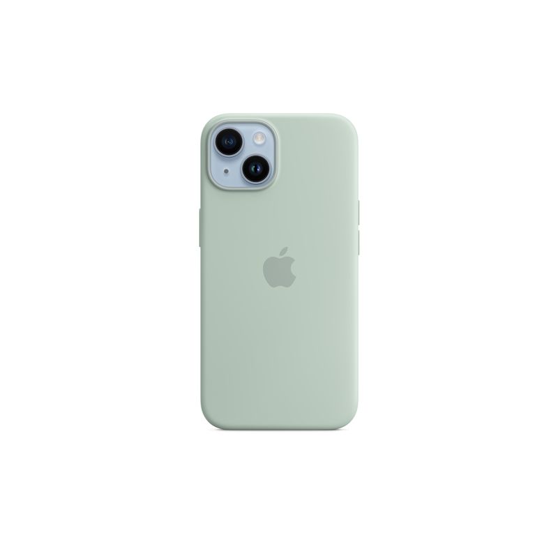 Funda iPhone 14 Silicone Case con MagSafe - Succulent