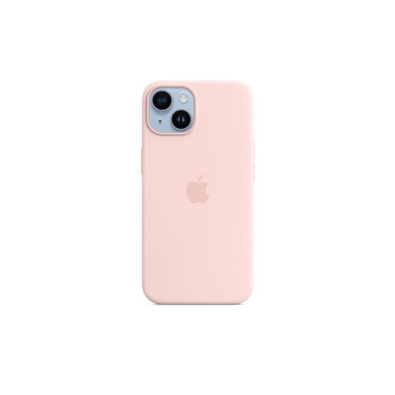 Funda iPhone 14 Silicone Case con MagSafe - Chalk Pink