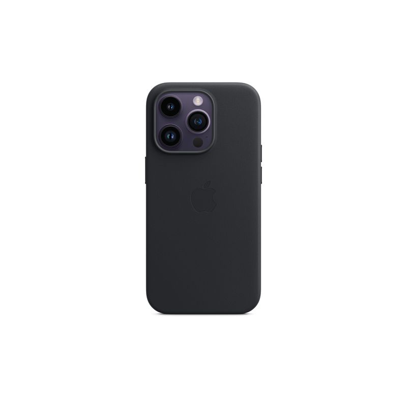 Funda iPhone 14 Pro Leather Case con MagSafe - Midnight