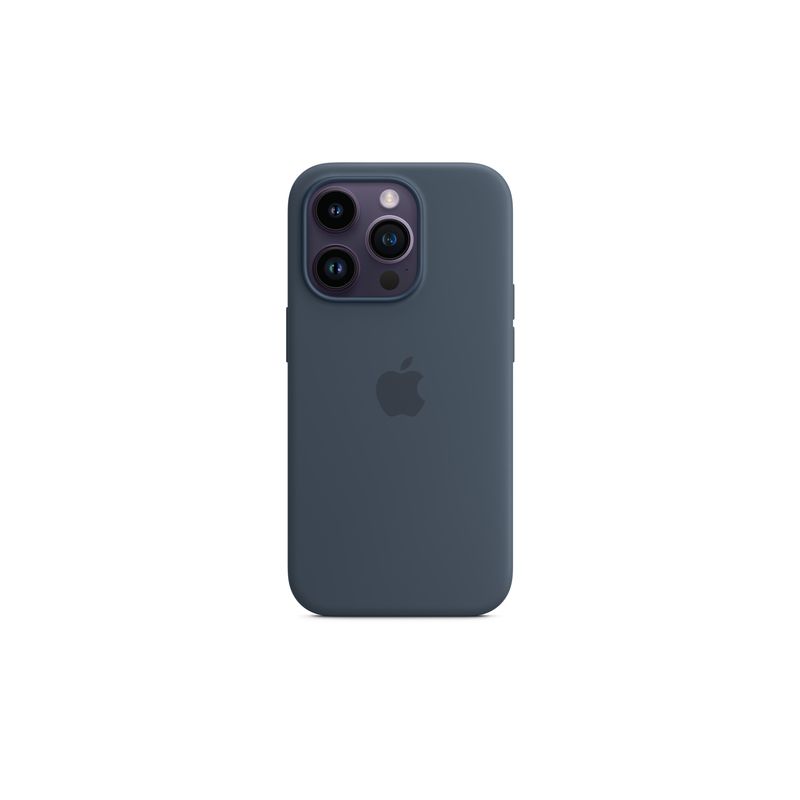Funda iPhone 14 Pro Silicone Case con MagSafe - Storm Blue