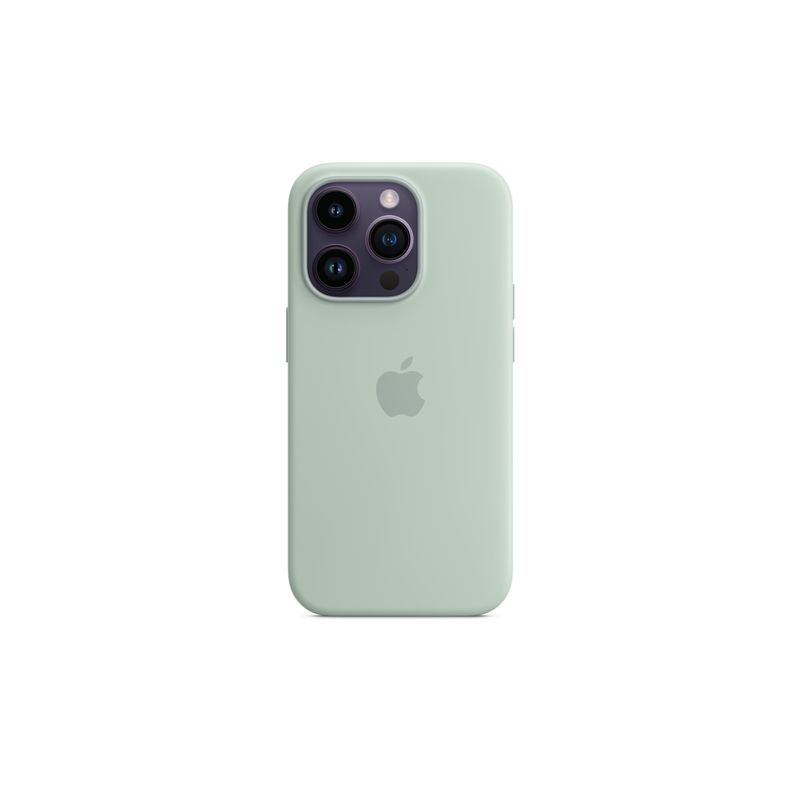 Funda iPhone 14 Pro Silicone Case con MagSafe - Succulent