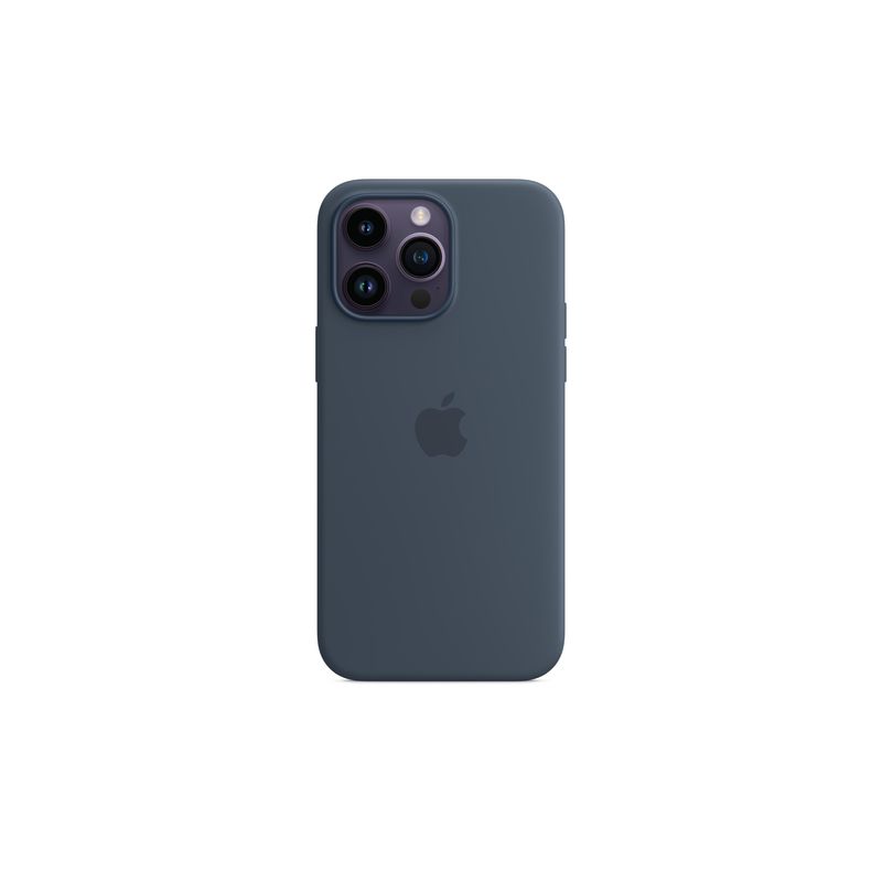 Funda iPhone 14 Pro Max Silicone Case con MagSafe - Storm Blue