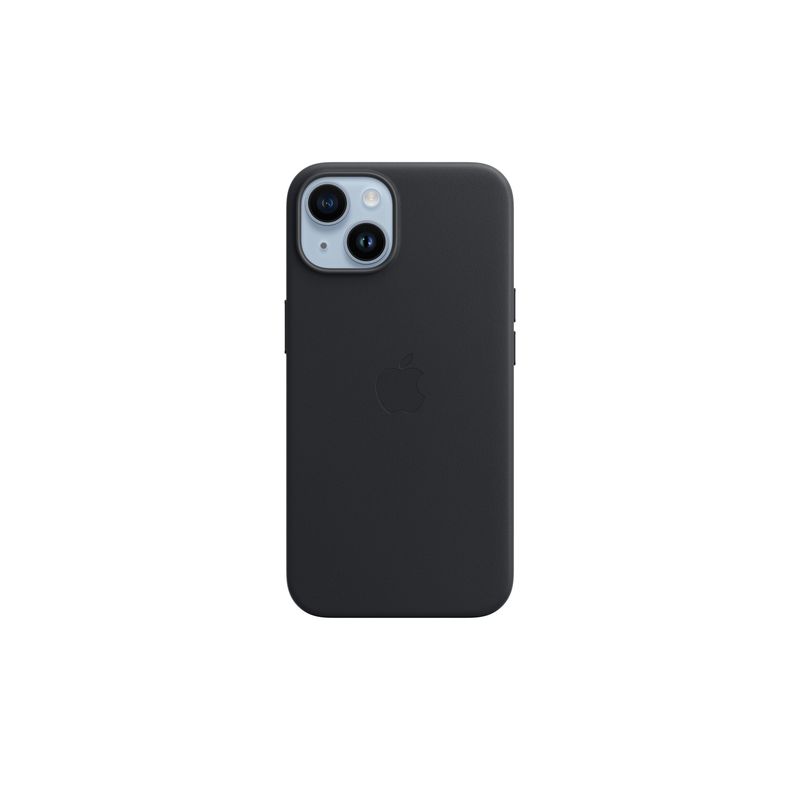 Funda iPhone 14 Leather Case con MagSafe - Midnight