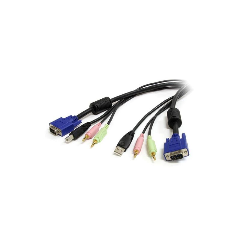 Cable 1,8m KVM USB VGA Audio