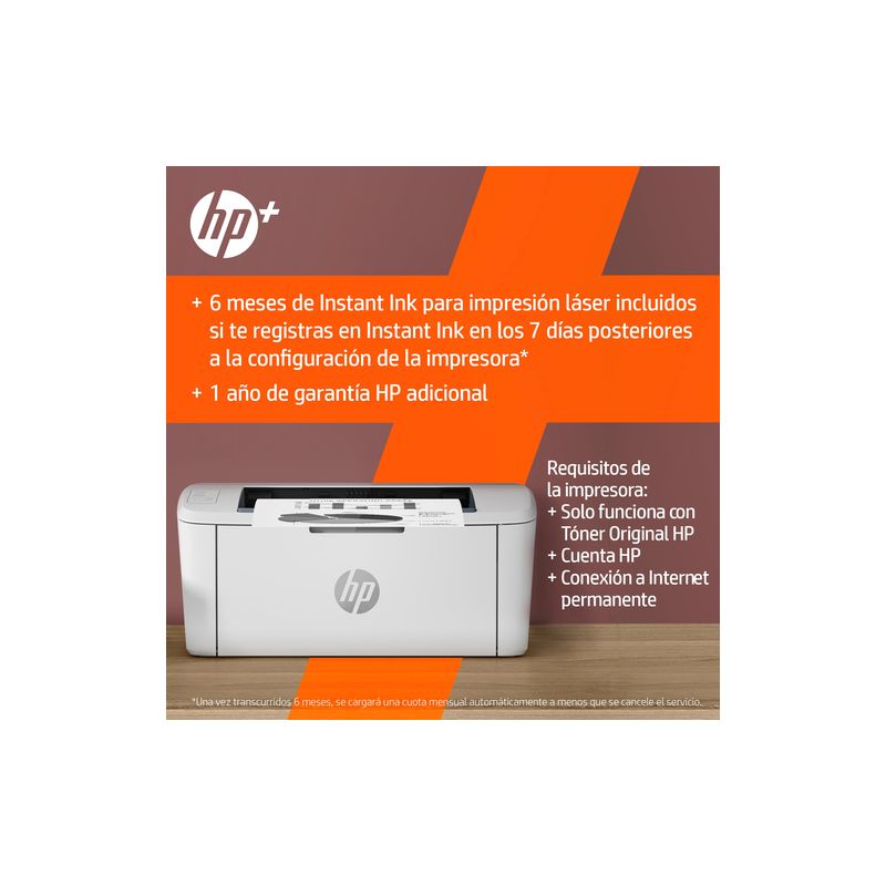 Impresora LaserJet Pro M110we HP+