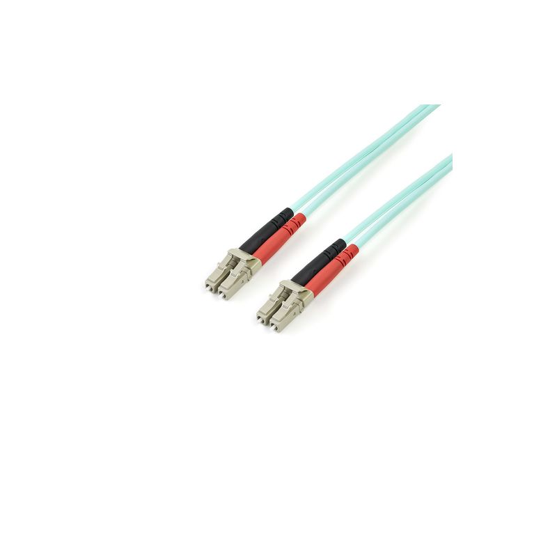 Cable 3m Fibra LC Multi OM4 50/125 Aqua