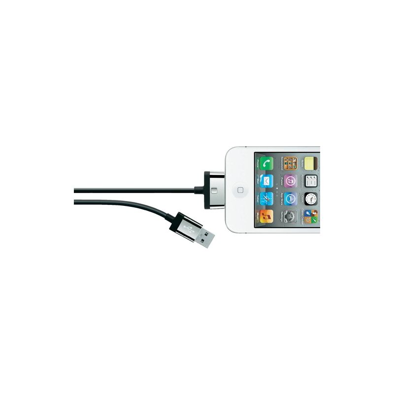 Cable de carga y sincronización Mixit de 30 pines a USB 2.0 de 2m - F8J041cw2M-BLK
