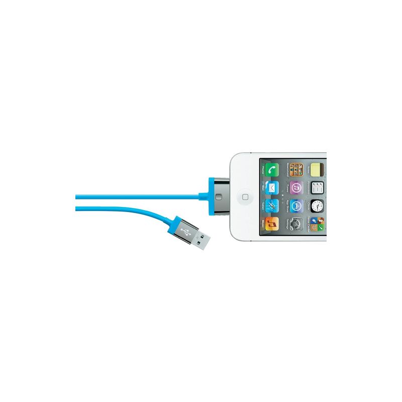 Cable de carga y sincronización Mixit de 30 pines a USB 2.0 de 2m - F8J041cw2M-BLU