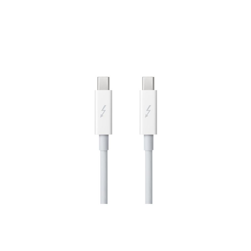 Cable (2 m) Thunderbolt (iMac, Mac mini, MacBook Air, MacBook Pro), blanco, 1 año de garantia - MD861ZM/A