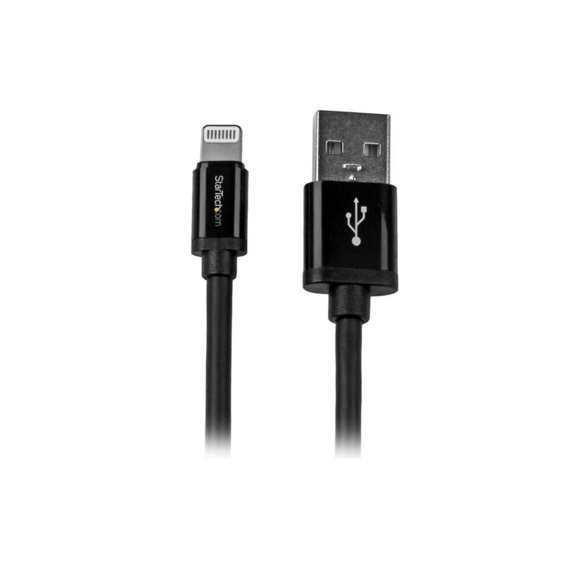 Cable 2m Lightning a USB Negro