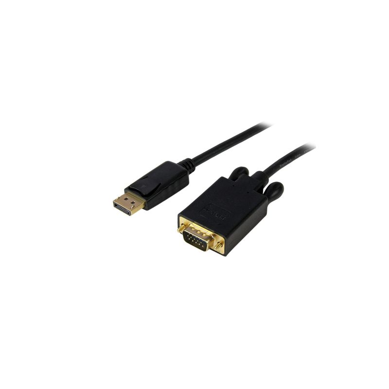 Cable 1,8m DisplayPort VGA Activo Negro
