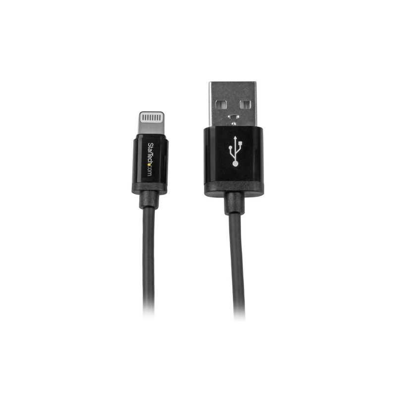 Cable 1m Lightning iPhone a USB Negro