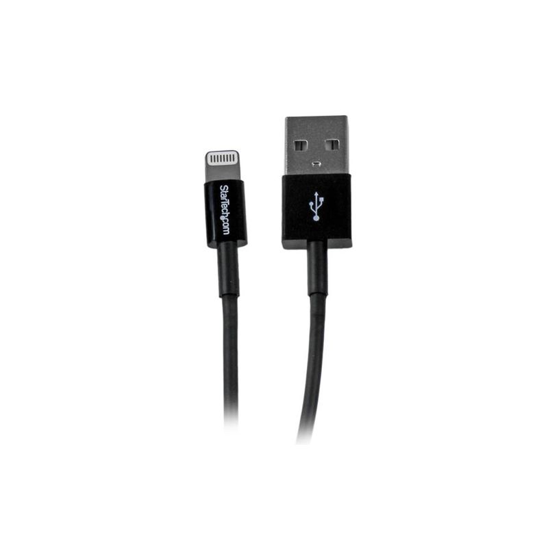 Cable Delgado Lightning a USB 1m - Negro