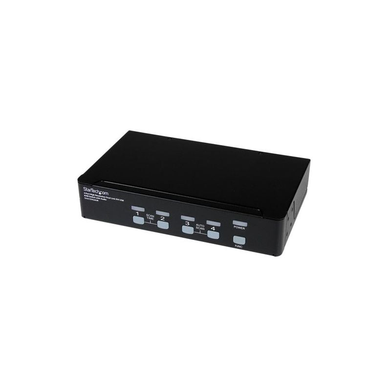 Switch KVM 4 Puertos DVI Audio