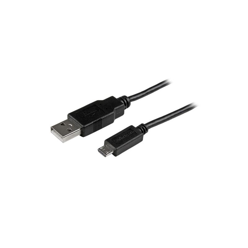 Cable 15cm USB A a Micro B Slim