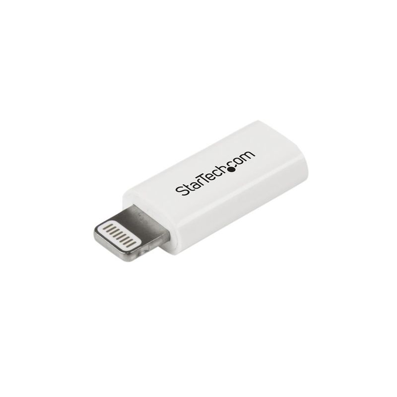 Adaptador Lightning a Micro USB Blanco