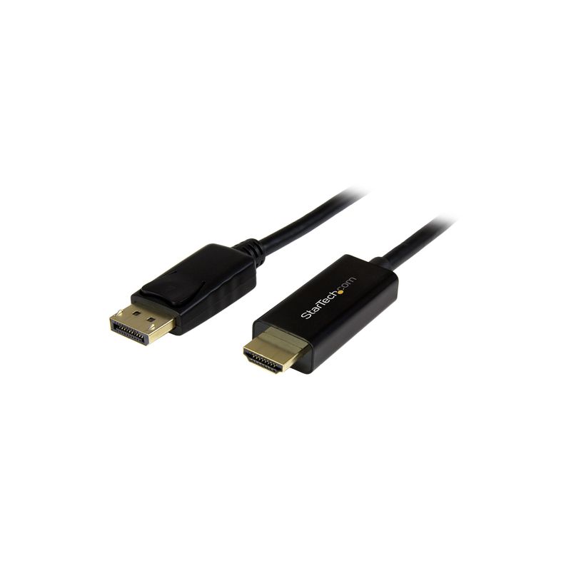 Cable DisplayPort a  HDMI 2m Negro 4K