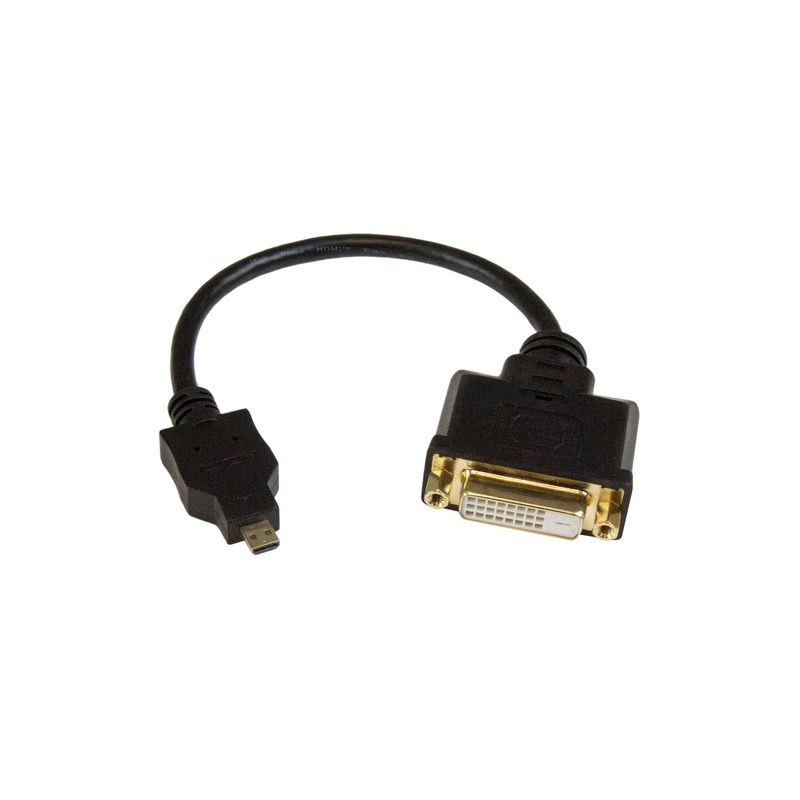 Adaptador Cable 20cm Micro HDMI a DVI-D