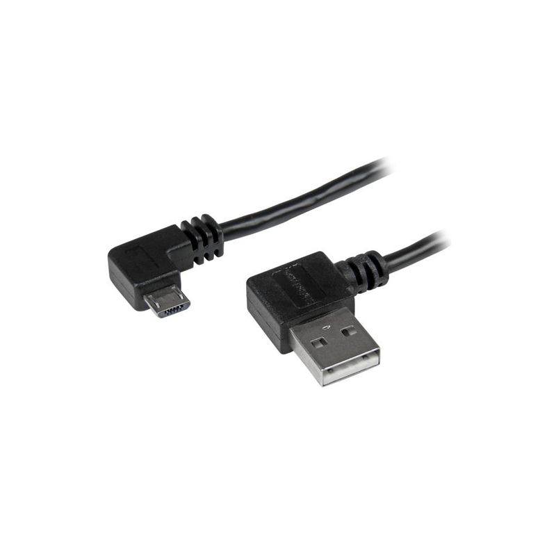 Cable de 1m Micro USB Acodado a Derecha