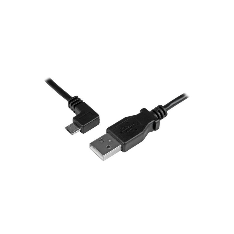 Cable de 1m Micro USB Acodado Izquierdo