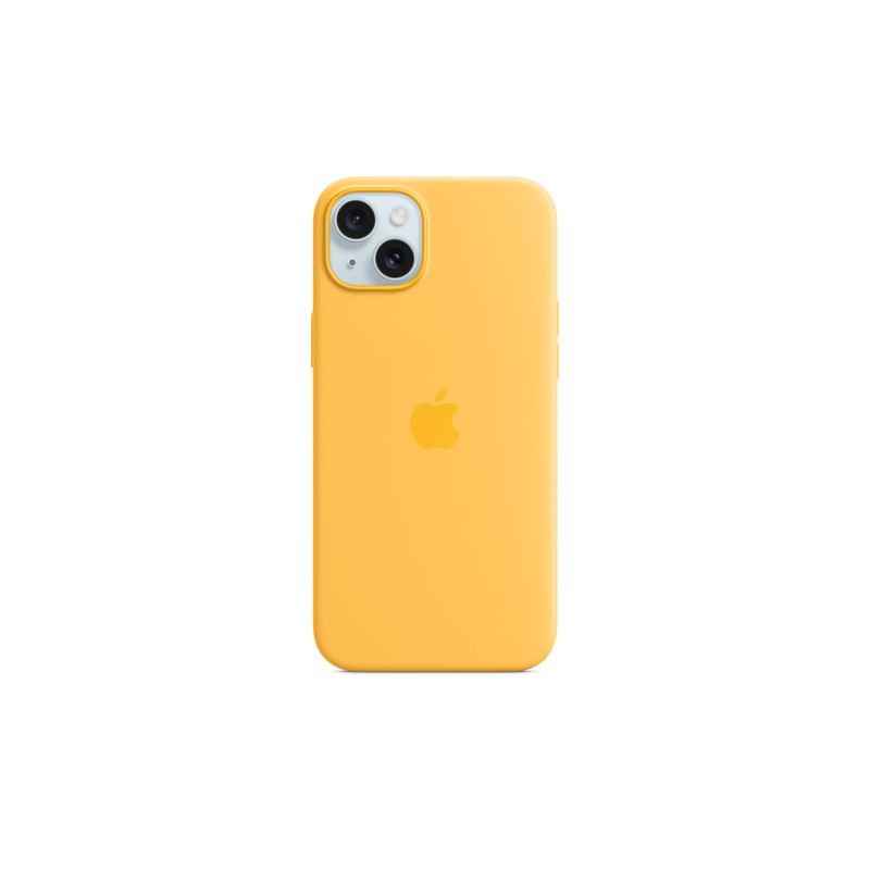 Apple funda iPhone 15 Plus Silicone Case with MagSafe - Sunshine