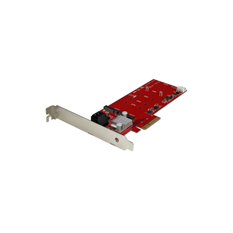 Tarjeta PCI-E 2x SSD NGFF M.2 2x SATA
