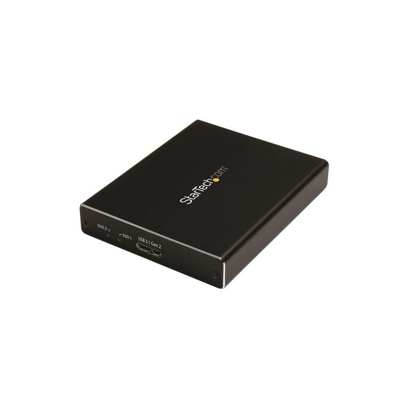 Caja 2 Bahias mSATA USB3.1 RAID Externa