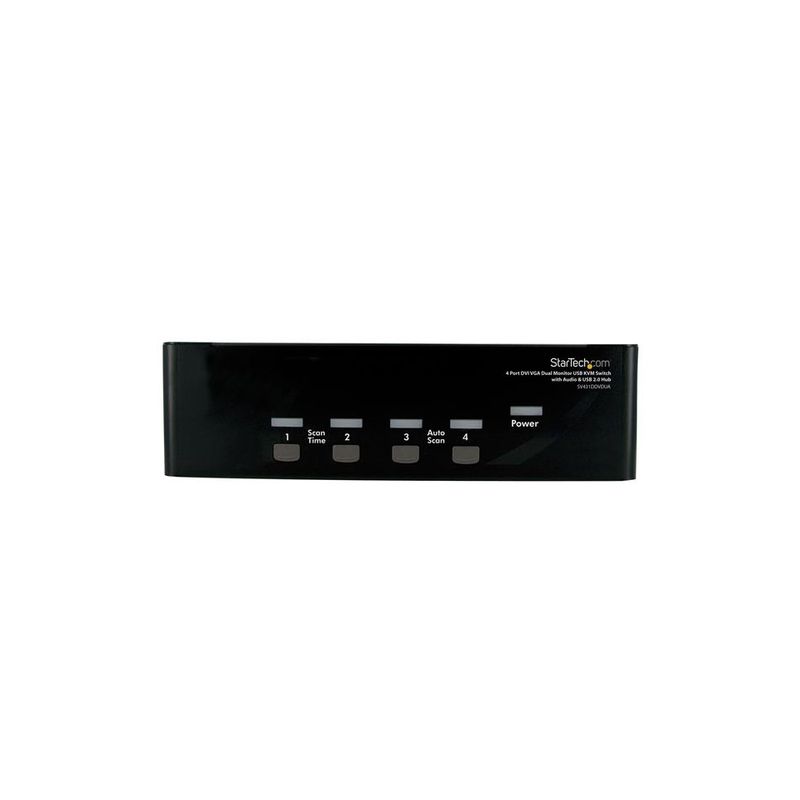 KVM 4x PC DVI VGA Audio USB