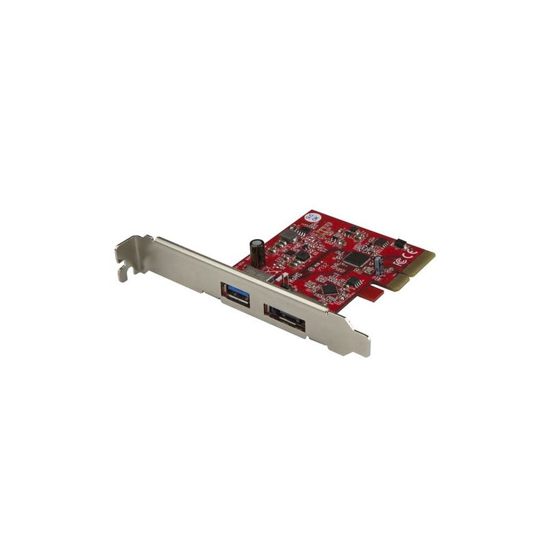 Tarjeta PCI-E USB 3.1 10 Gbps y eSATA