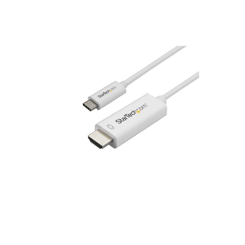 Cable 1m USB-C a HDMI 4K60 Blanco