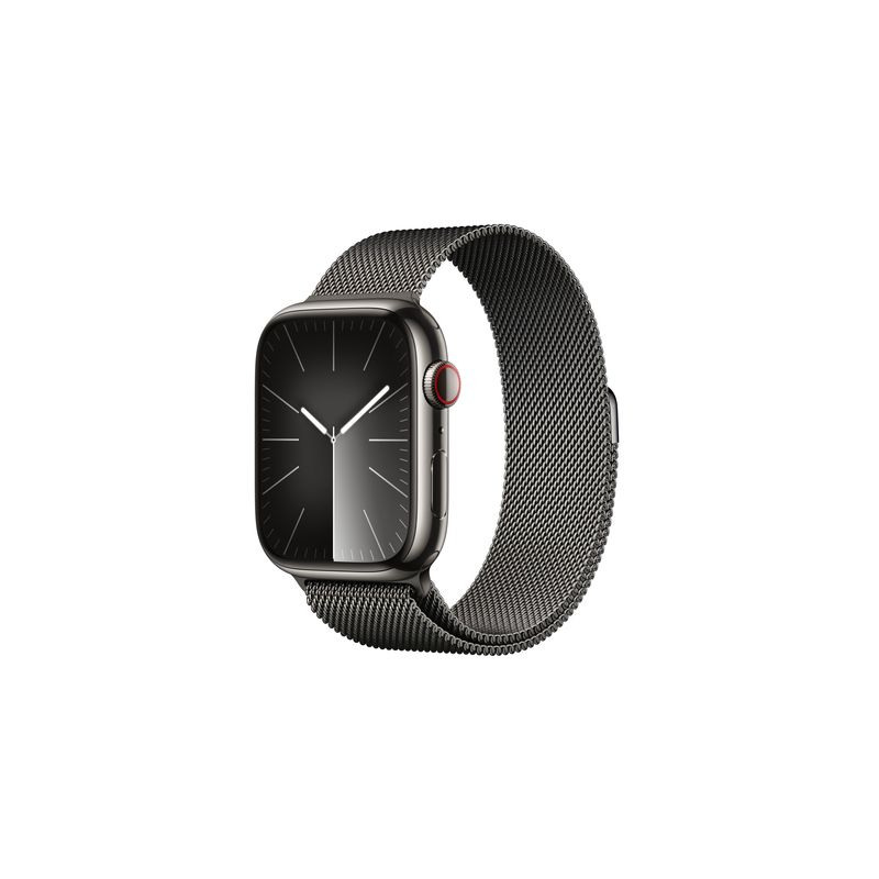 Watch Series 9 GPS + Cellular 45mm Graphite Stainless Steel Case with Graphite Milanese Loop