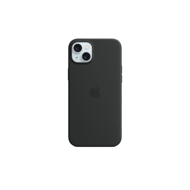 iPhone 15 Plus Silicone Case with MagSafe - Black