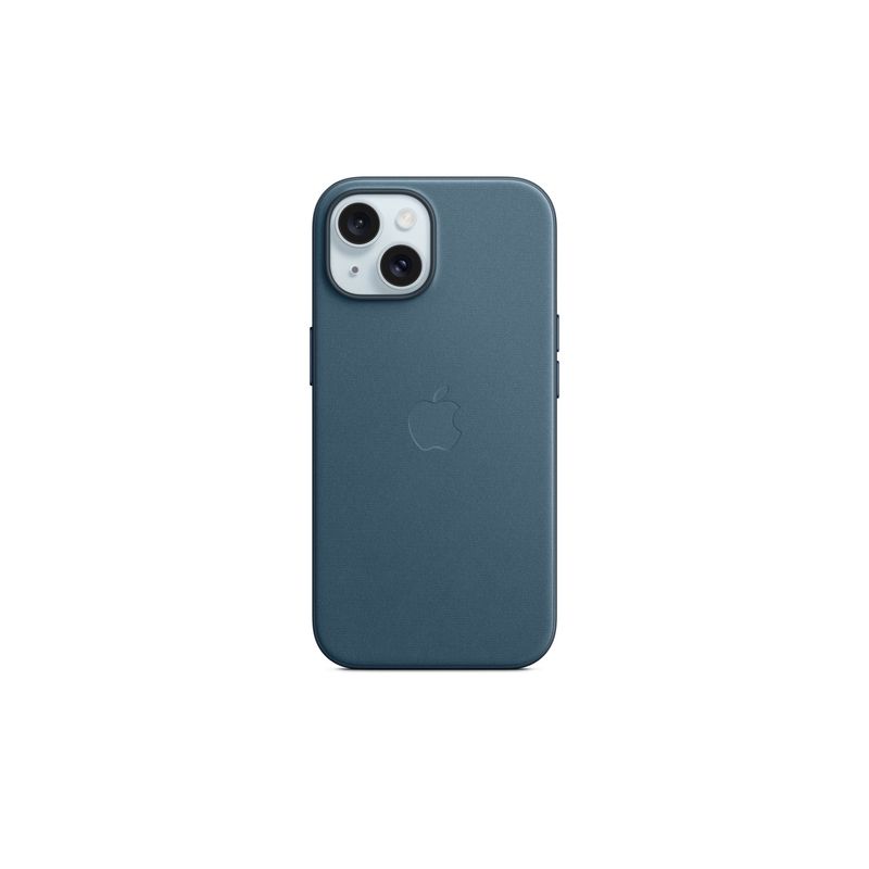 iPhone 15 FineWoven Case with MagSafe - Pacific Blue