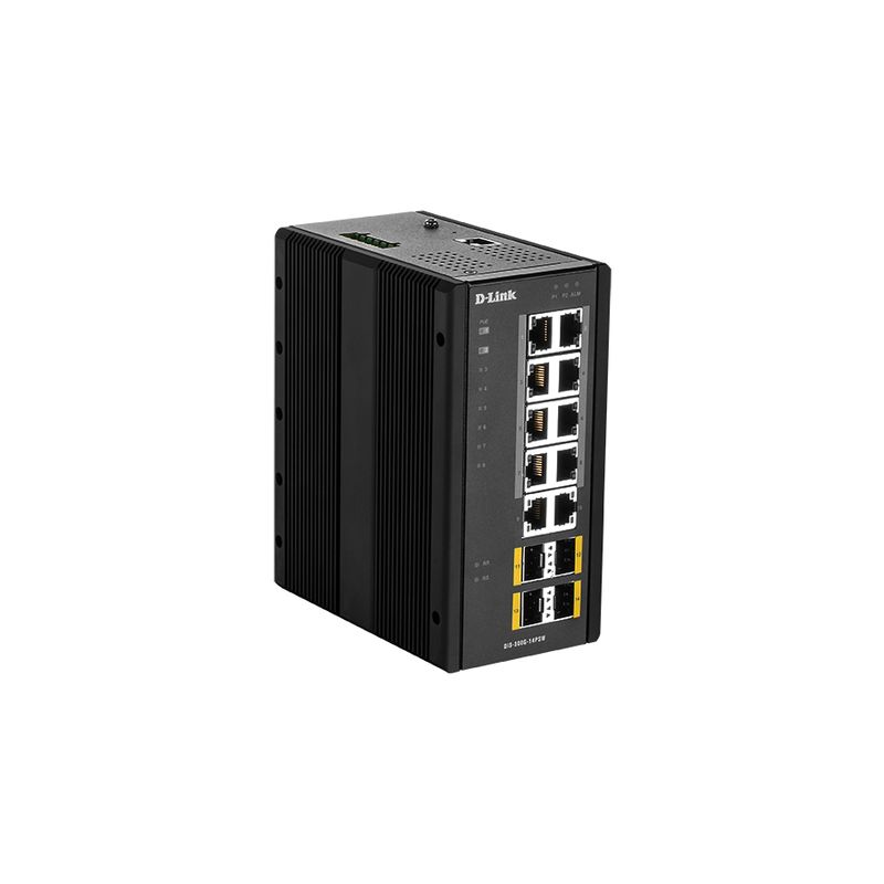 Switch DIS-300G-14PSW Indutrial Gestionable POE - DIS-300G-14PSW