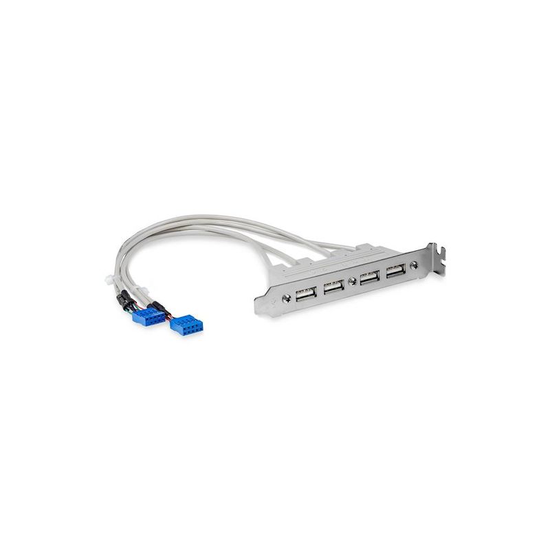 Bracket USB 4 Puertos Placa