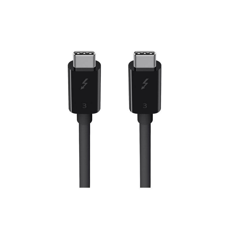 CABLE,THUNDERBOLT 3,C-C,40Gbps,8M,negro,5A