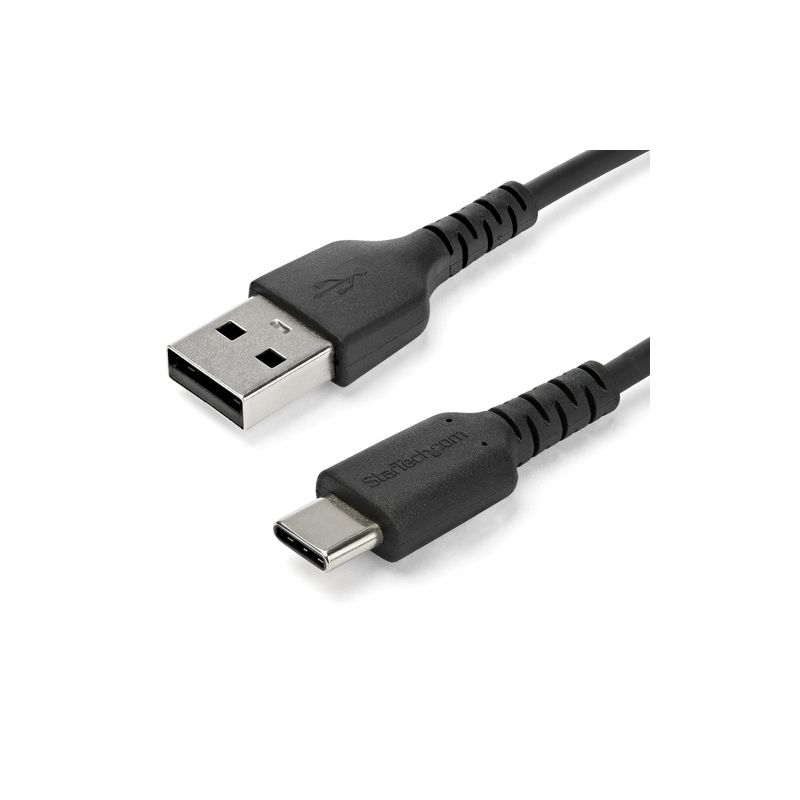 Cable de 2m USB 2.0 a USB-C - Negro