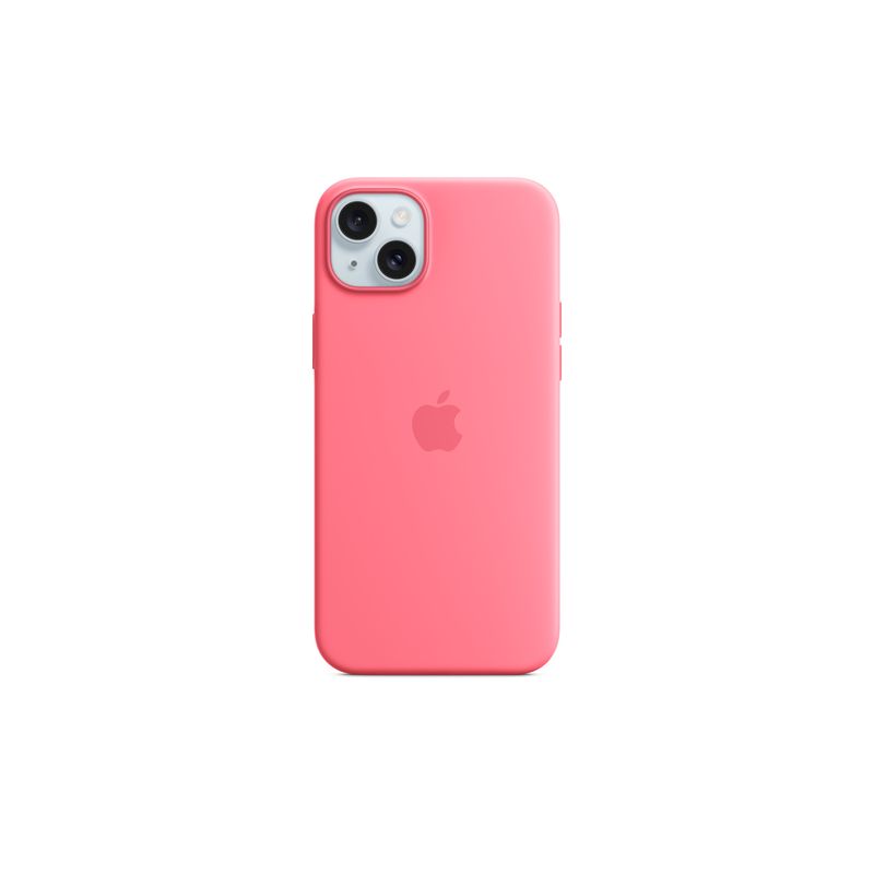 Apple funda iPhone 15 Plus Silicone Case with MagSafe - Pink