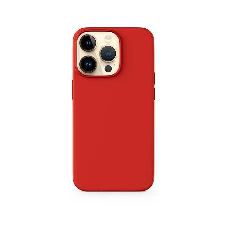 Funda iPhone 15 Silicona Magsafe - Rojo