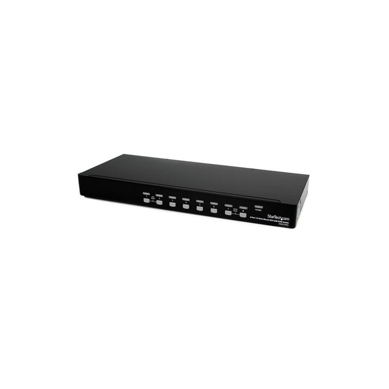 Switch KVM USB 8x DVI para Rack 1U