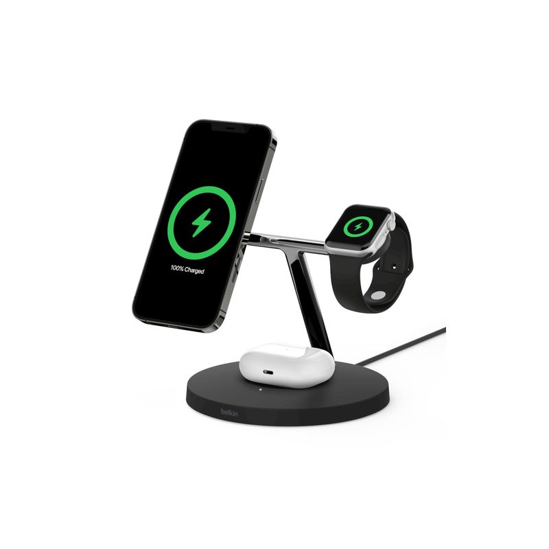 cargador PRO MagSafe 3-in-1 Wireless Charger - BLK