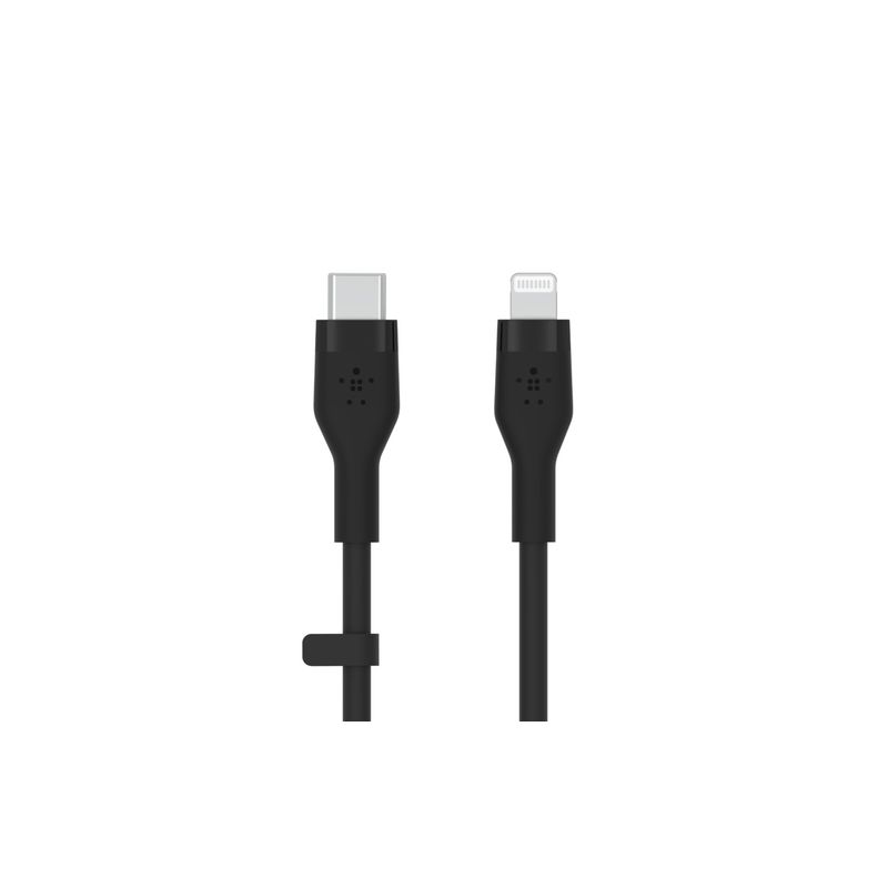 cargador  USB-C to LTG_Silicon,1M,negro